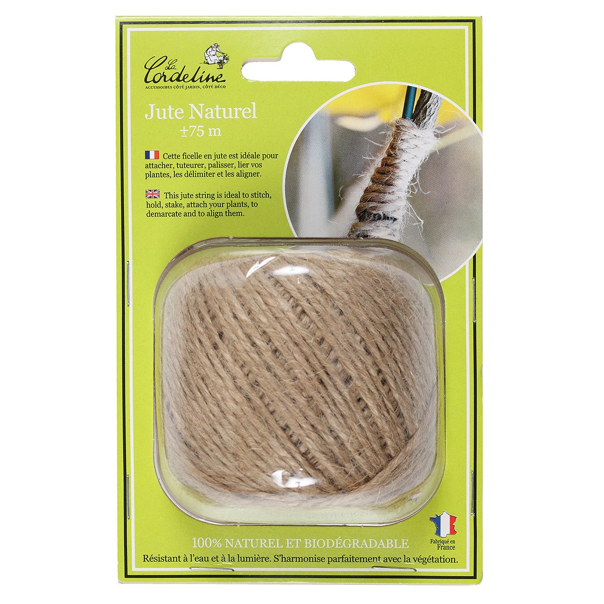 Ficelle jute beige, longueur 75 m LA CORDELINE - 3