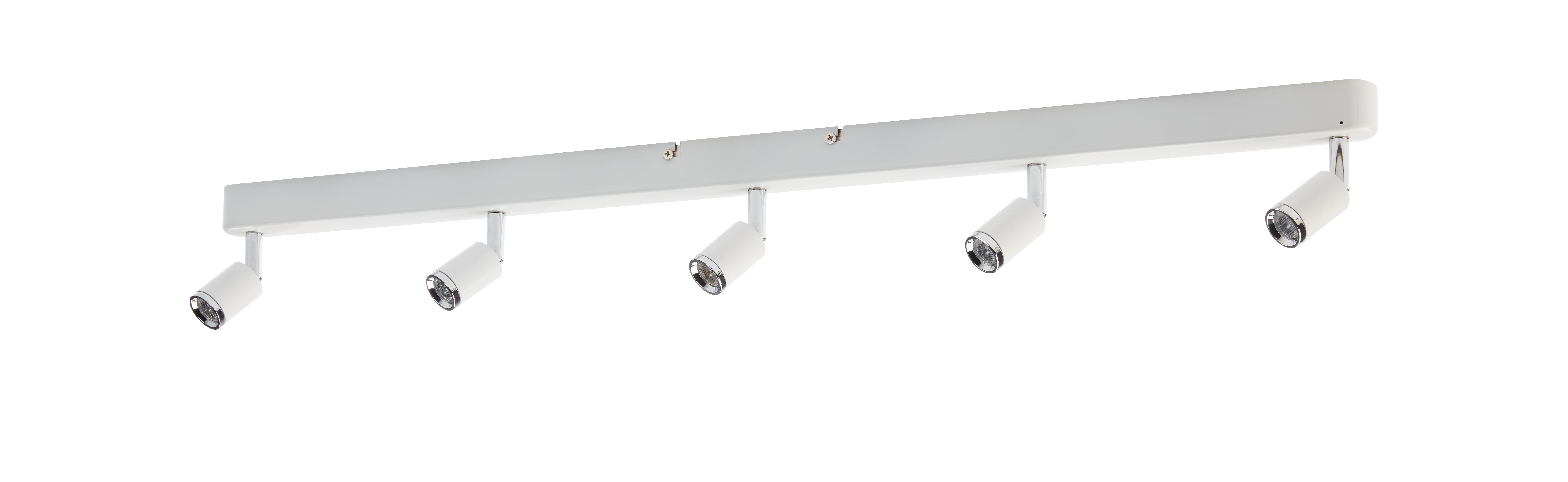 Rampe 5 spots LED salle de bain Tivoli, 2500 lumens blanc neutre, blanc Lumiplus - 6