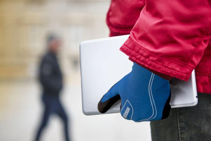 Paire de gants tactile pour outil de manutention nitrile, T9 ROSTAING - 8