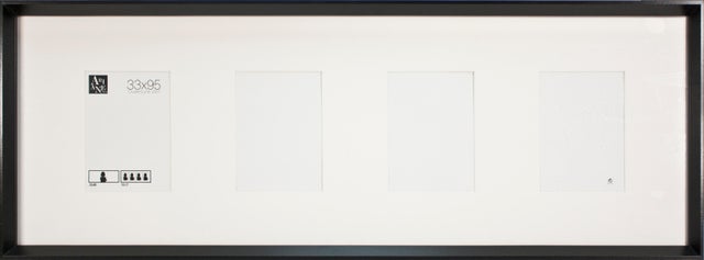 Cadre pour posters 33,5×50 cm - Bois - Blanc Cadre pour posters 33,5×50 cm - Bois - Blanc