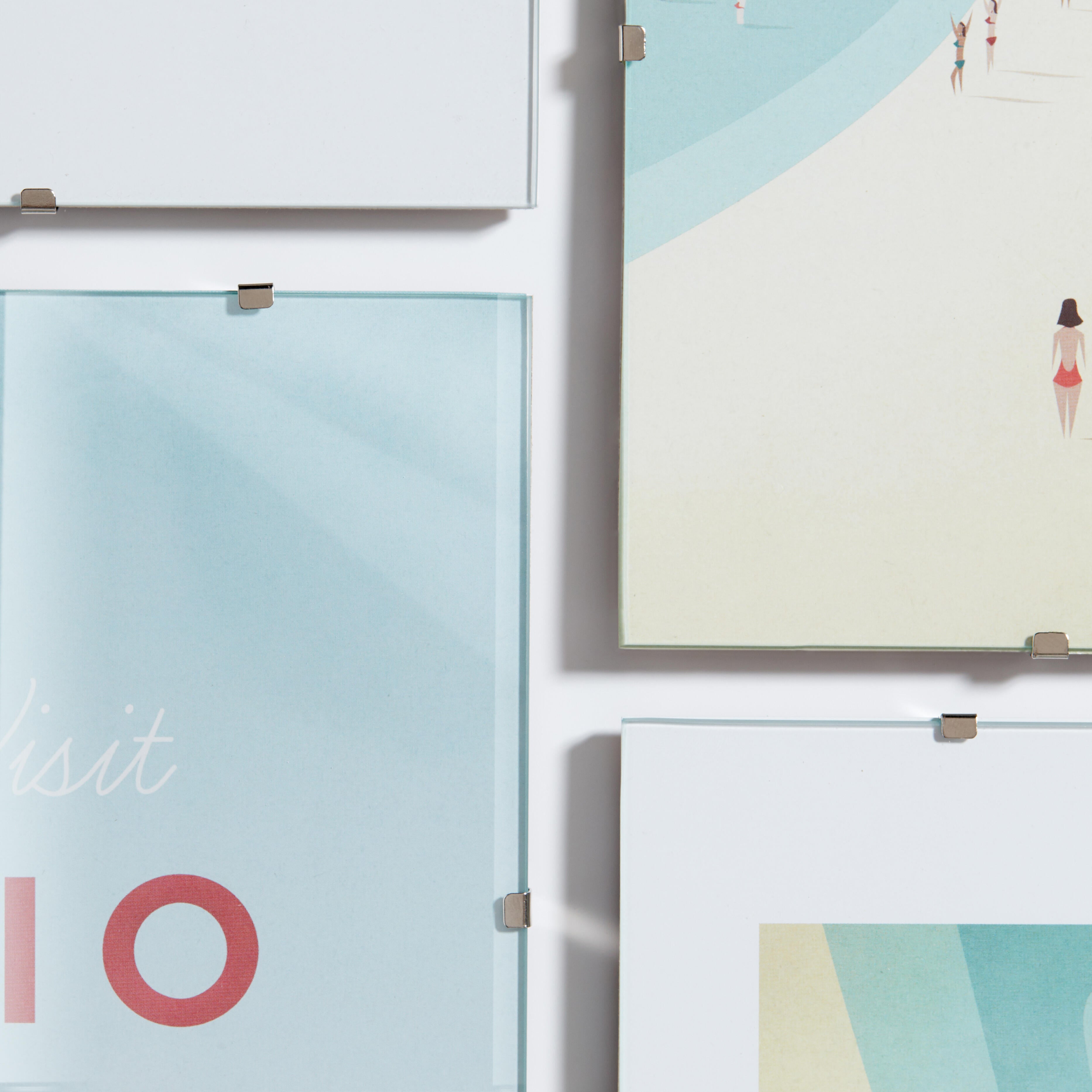 Cadre verre l.13 x H.18 cm Clip, INSPIRE - 9