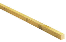 Liteau (latte) sapin (épicéa) traité, 27x40 mm, longueur 4 m, choix 2, classe 2