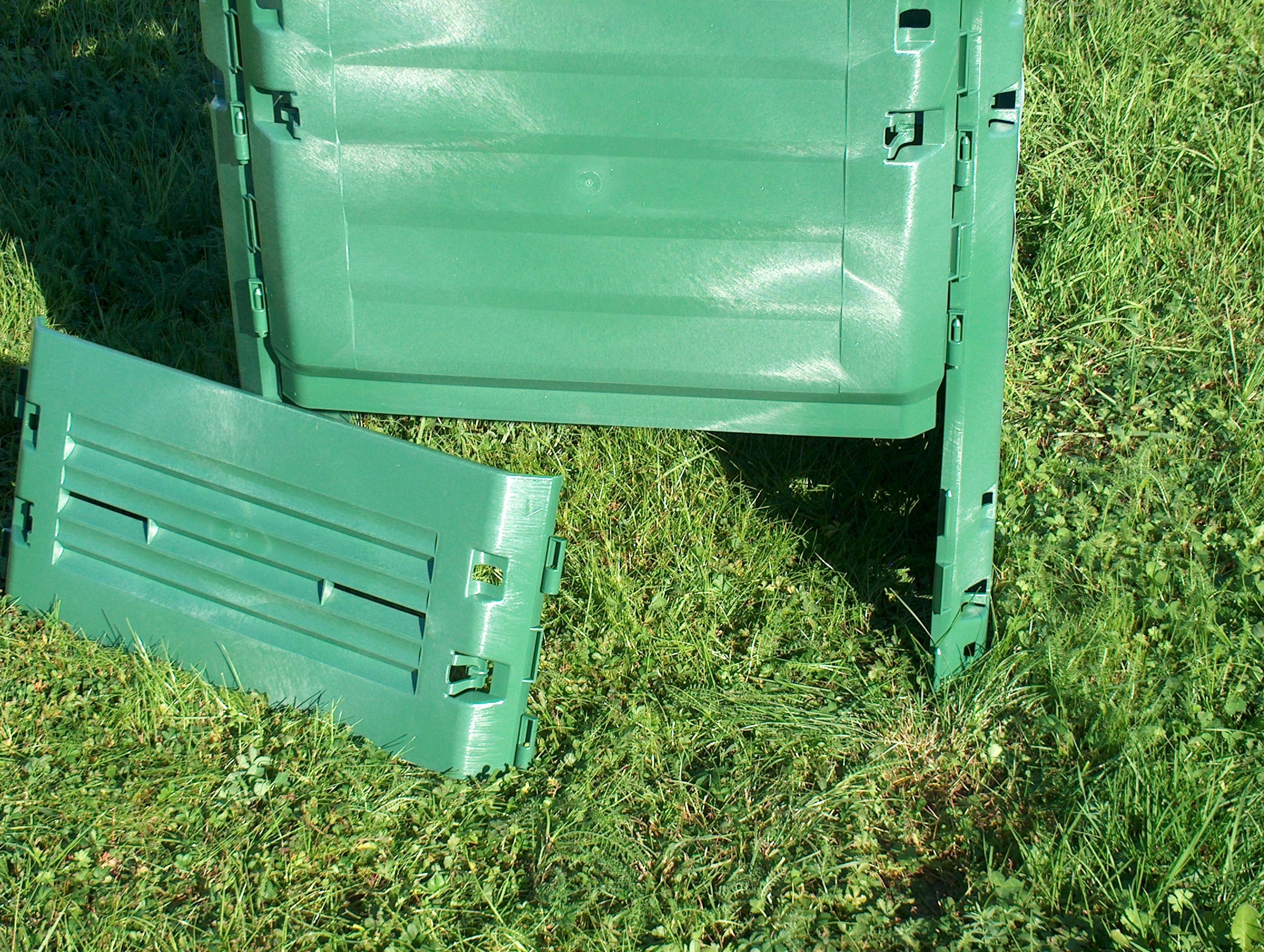 Composteur d'extérieur GARANTIA Thermoking vert 900 l - 5