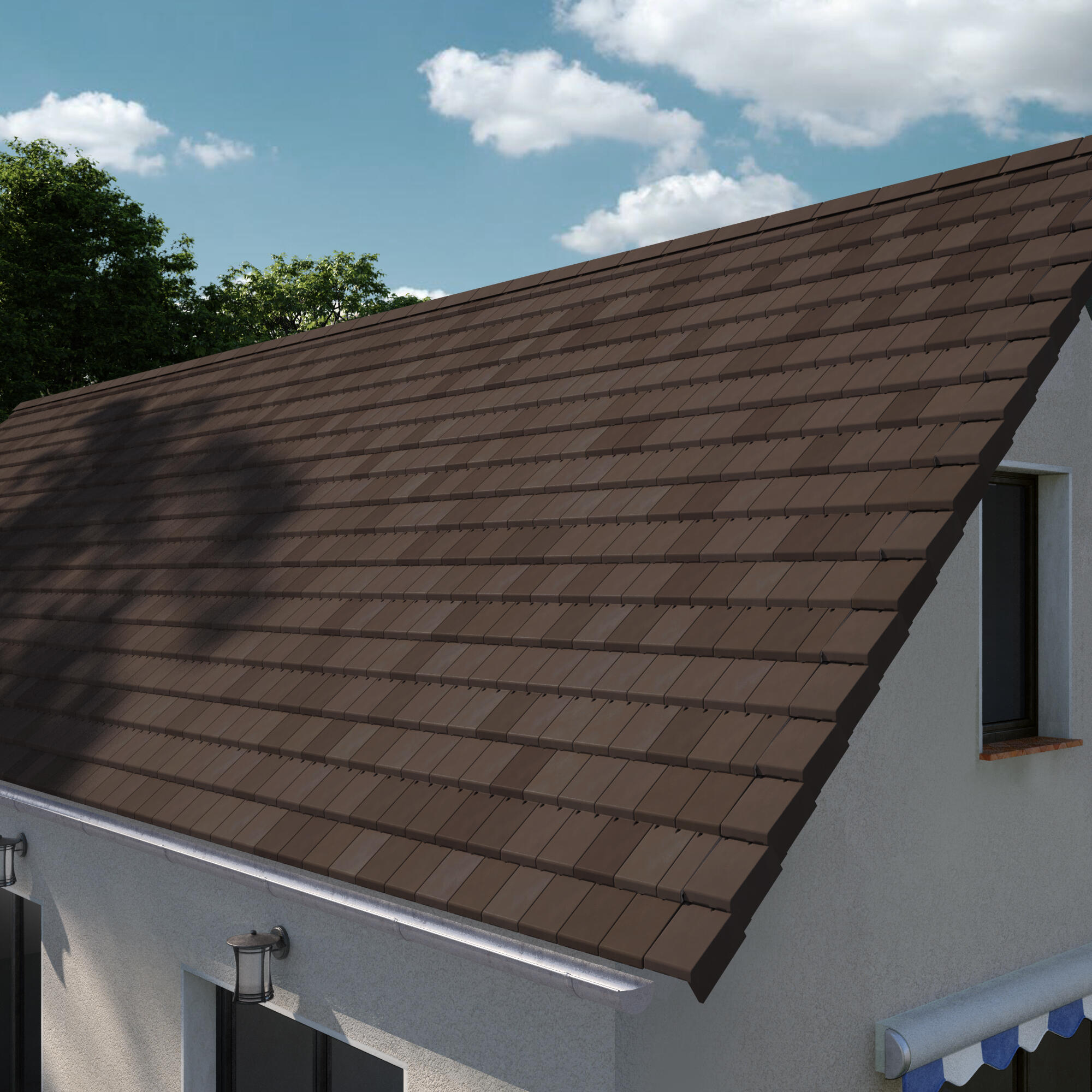 Tuile IMERYS TOITURE vieilli masse Valoise 20 - 2