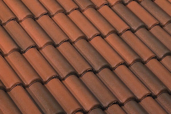 Tuile MONIER rouge sienne Plein ciel 10