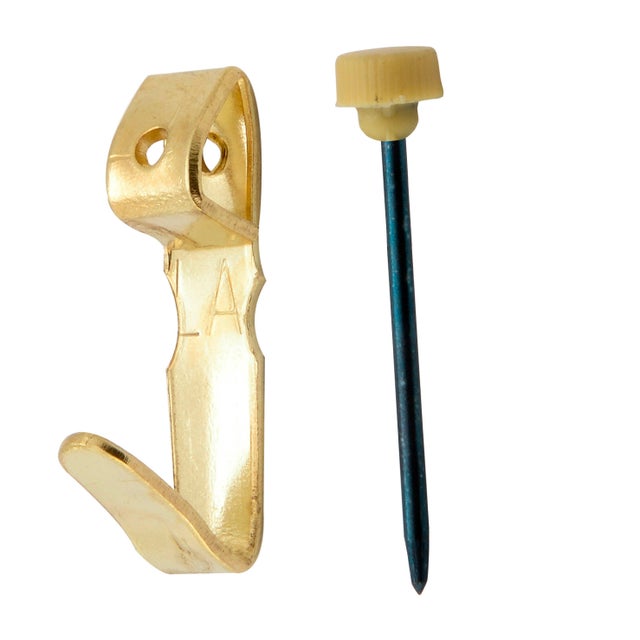 Lot 10 crochets + aiguilles pour tableaux et cadres légers LE CROCHET FRANCAIS