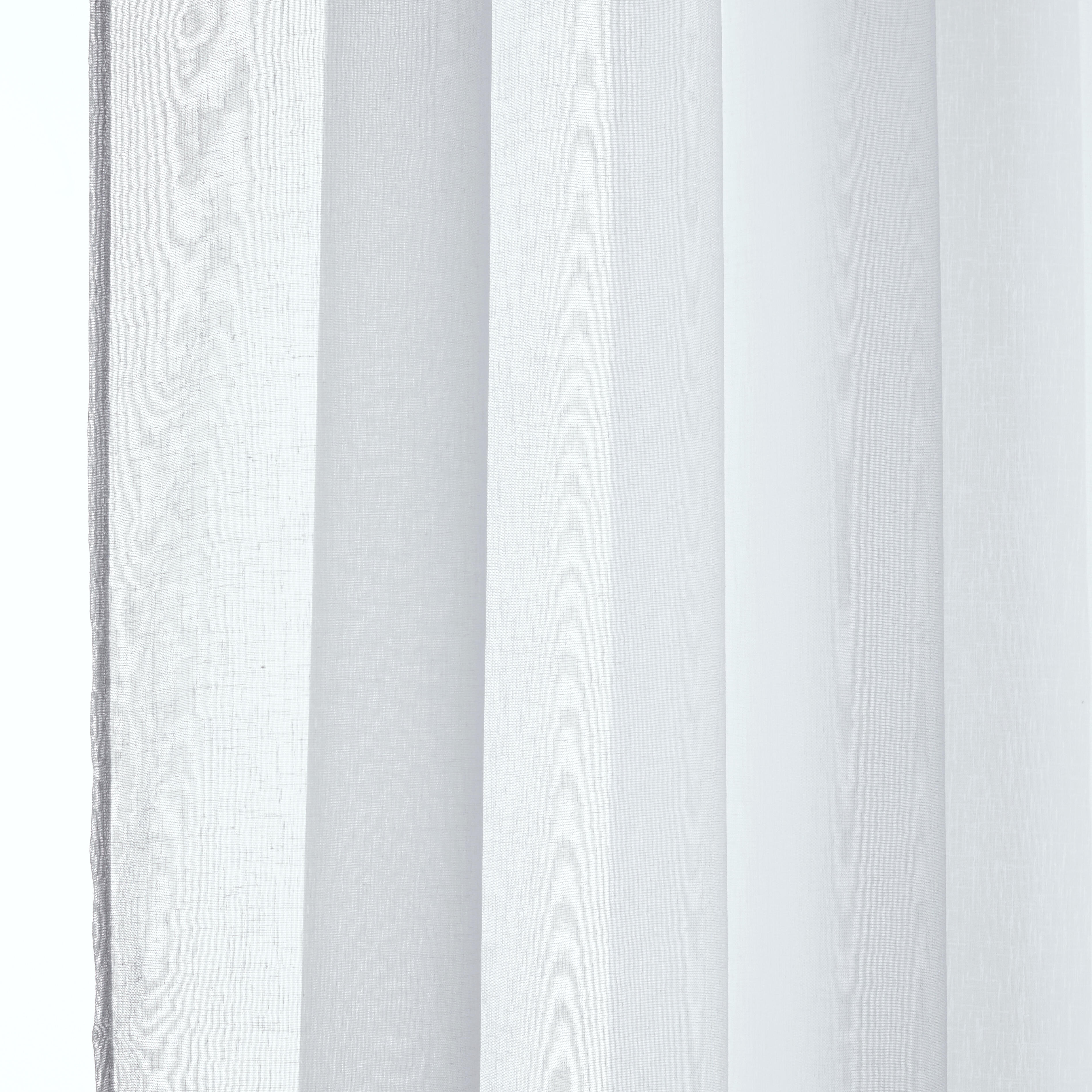 Voilage tamisant, Linette, blanc H.240 x l.145 cm - 2