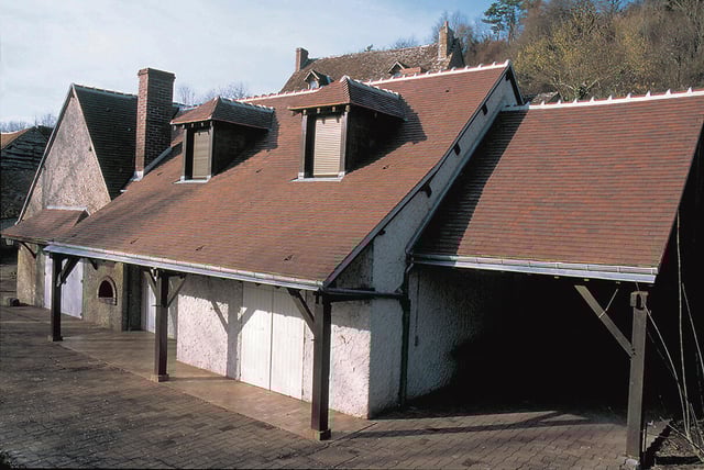 Tuile plate MONIER rouge vieilli De pays 60