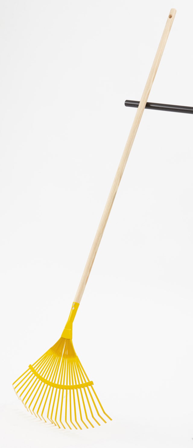 Balai De Jardin En Métal Robuste Avec Poils En Acier Pour