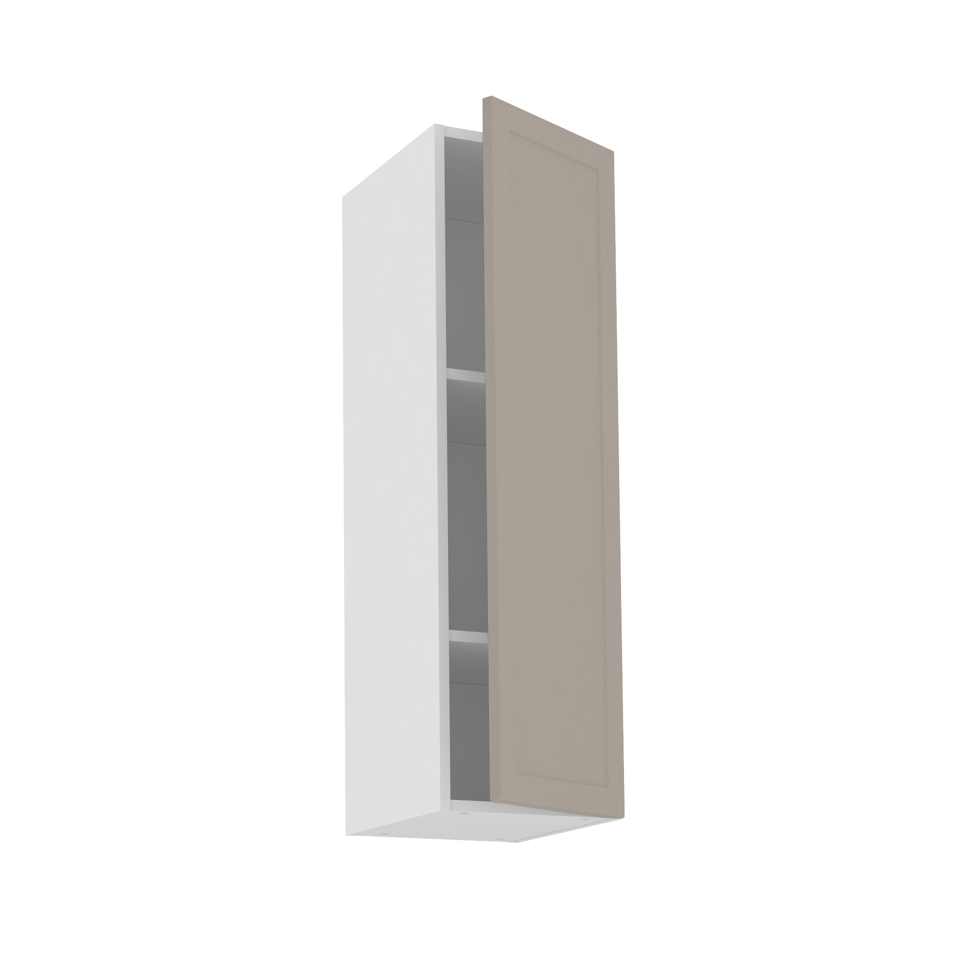 Szafka kuchenna wisząca kompletna Newport 30x103 cm taupe Delinia iD