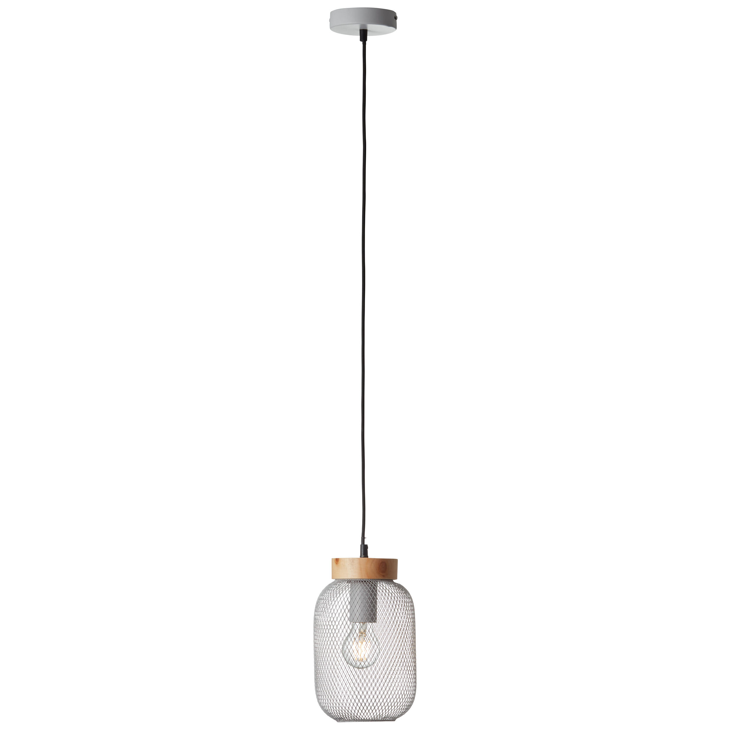 Suspension Giada fer, gris, Diam.16 cm, E27 - 4