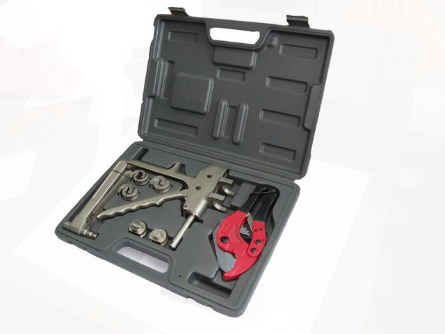 Coffret pince à glissement D.12 à D.20 mm pour PER + coupe tube