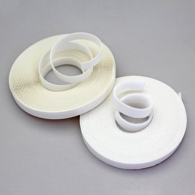 Bande scratch pour moustiquaire Largeur 10 mm - Longueur 5 m blanc