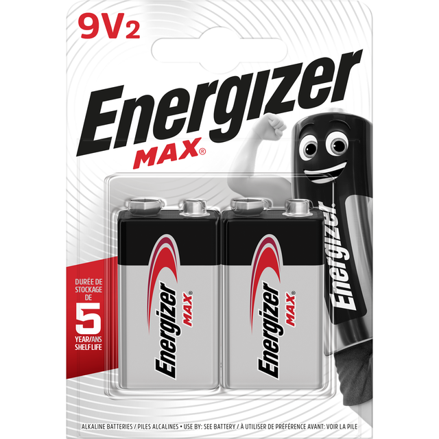 Lot de 2 pile 6LR61, ENERGIZER