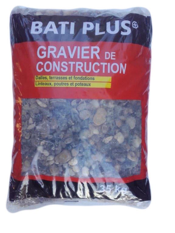 Gravier béton 5/15 en sac 35 kg Leroy Merlin