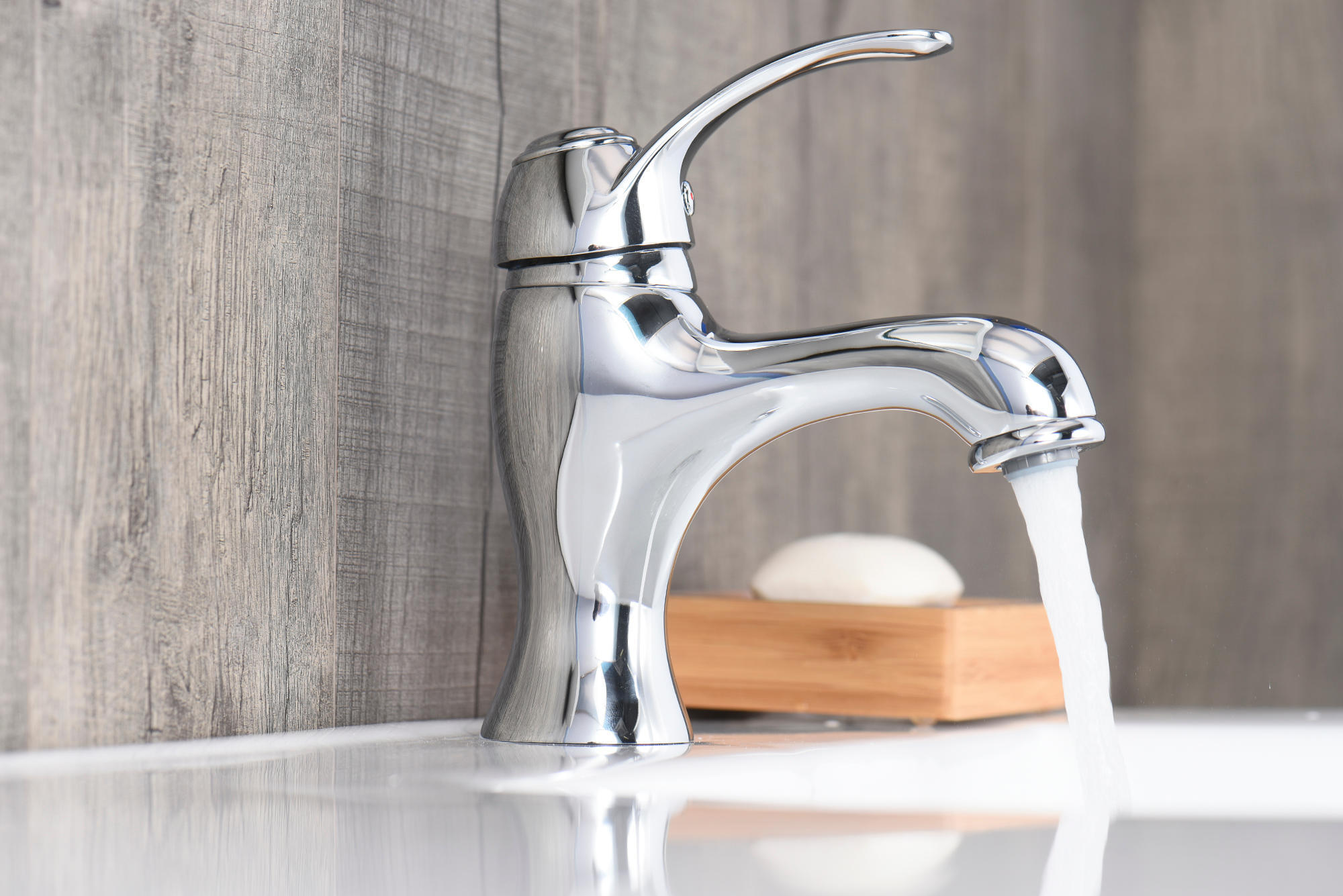 Rubinetto per lavabo Puna SENSEA cromo H16 cm - 8