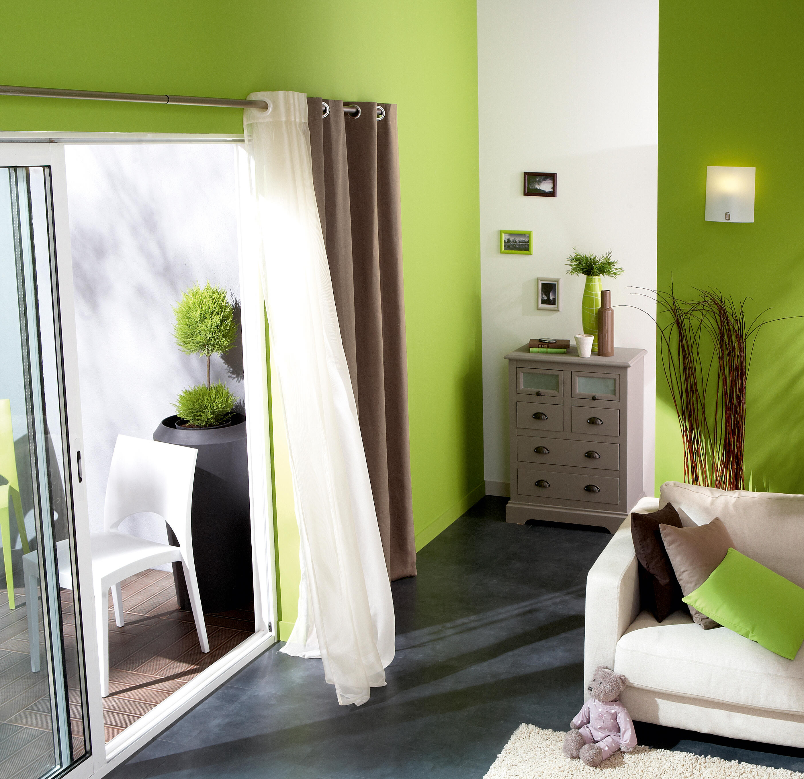 Papier peint intissé Lisse mat INSPIRE blanc - 5