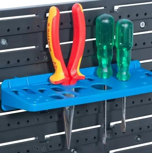 Kit mural de rangement en plastique ALLIT 455125, L.124 x P.15 x H.54 cm - 2