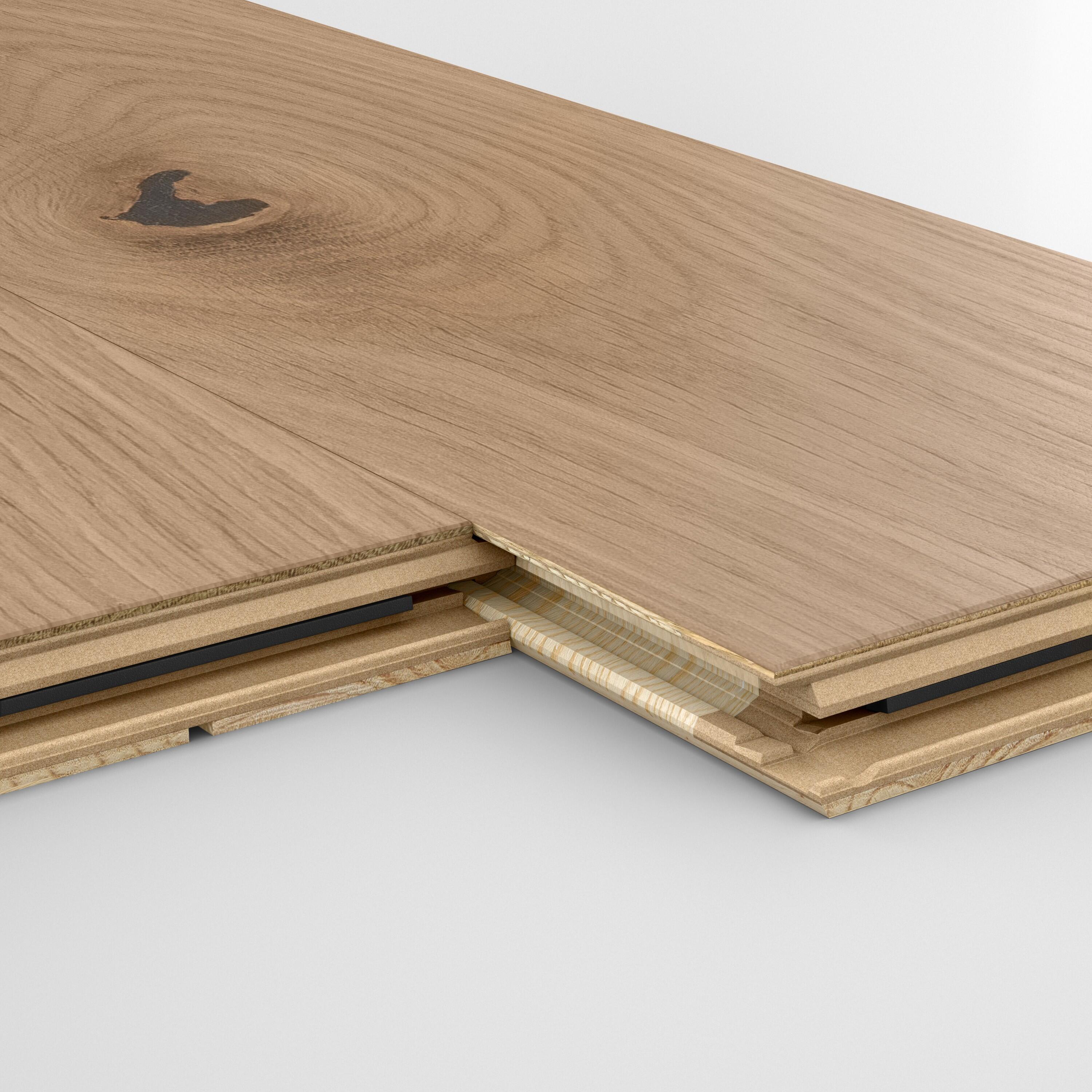 Parquet contrecollé chêne naturel bohème huilé M BARLINEK, l.13 cm - 4