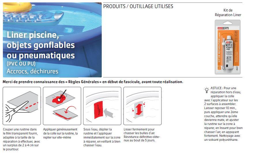 Colle de réparation liquide polyuréthane Liner SOLOPLAST, 25ml transparent - 3