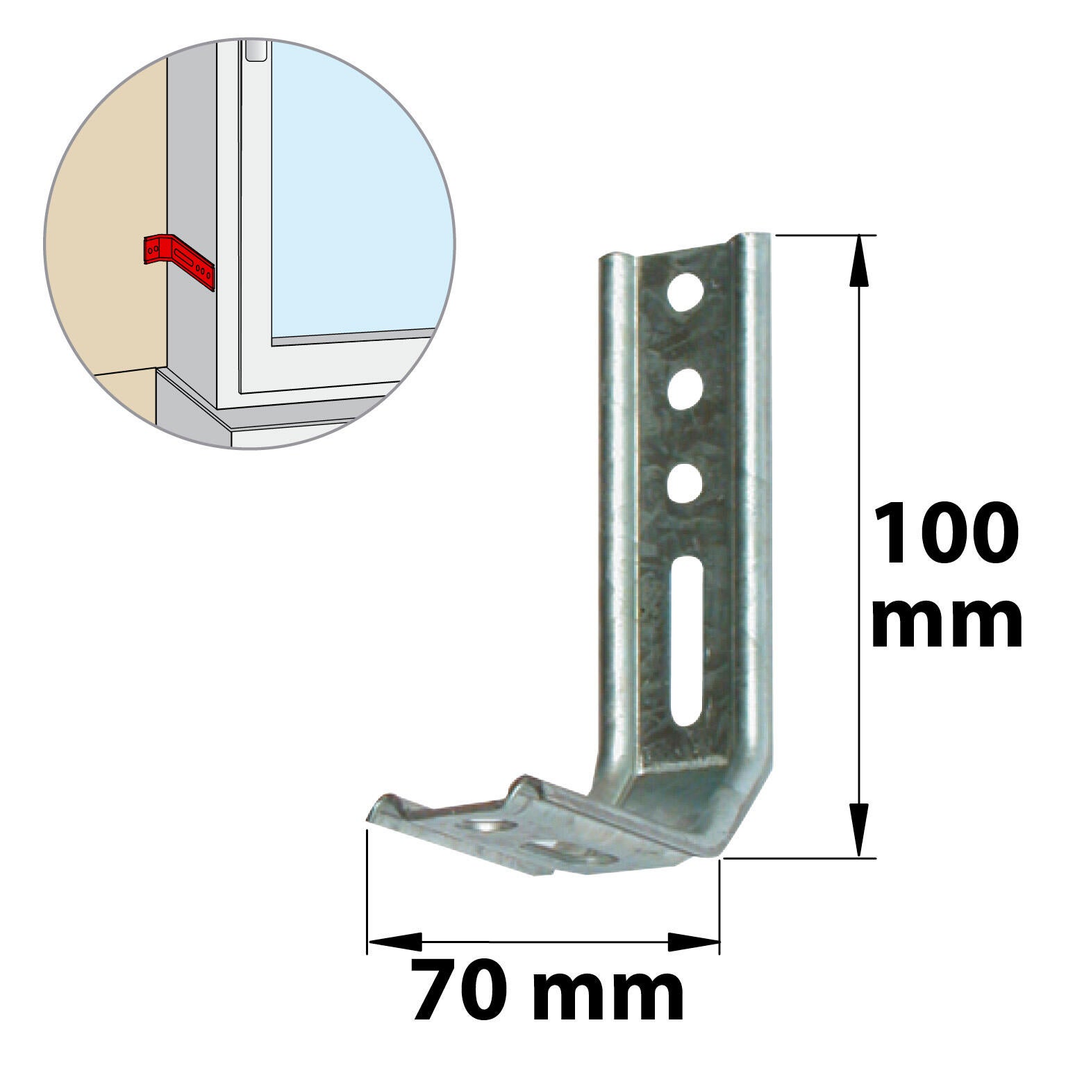 Equerre acier galvanisé AFBAT - 4
