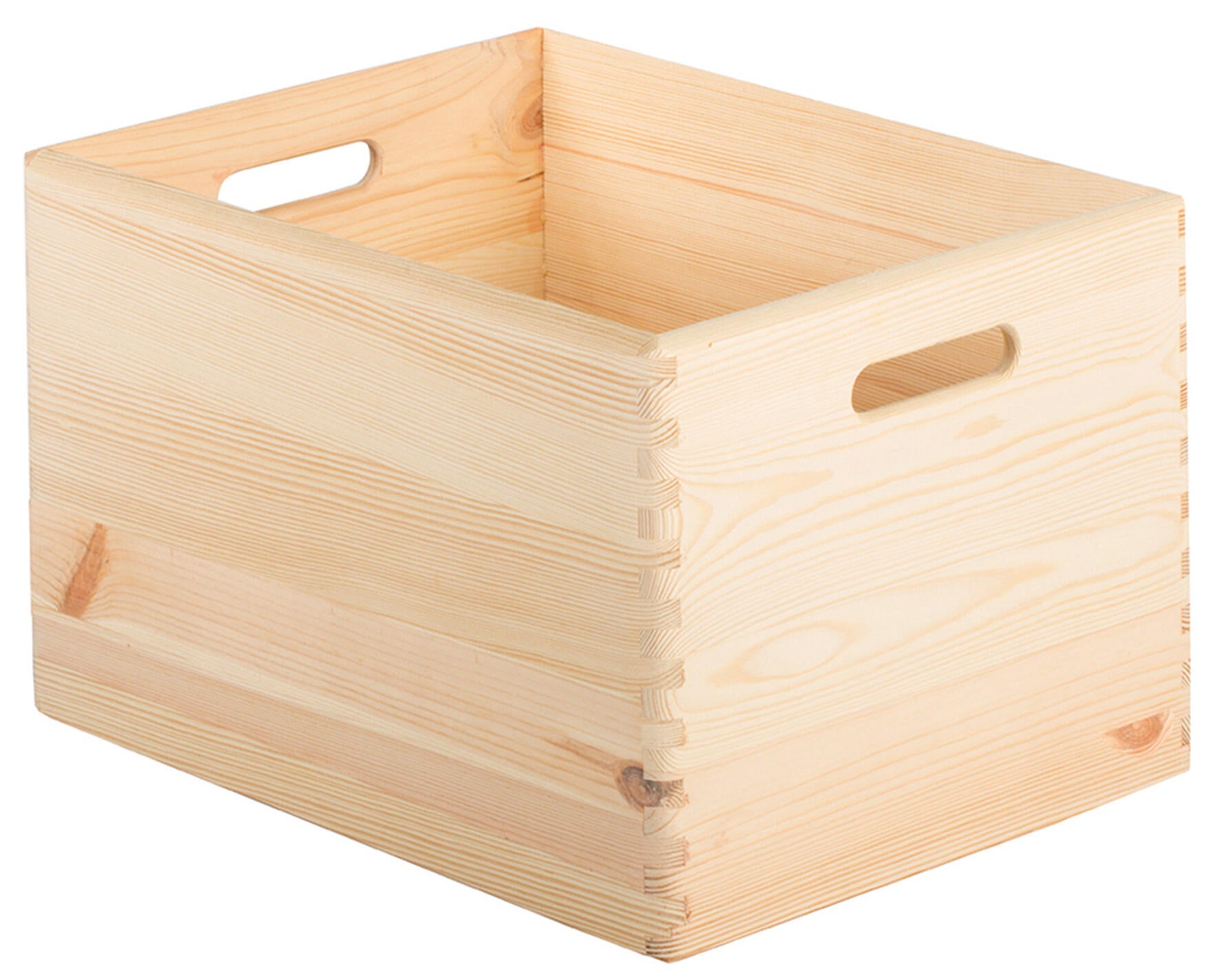 Cesta in legno ASTIGARRAGA chiaro P 40 x L 30 x H 23 cm - 3