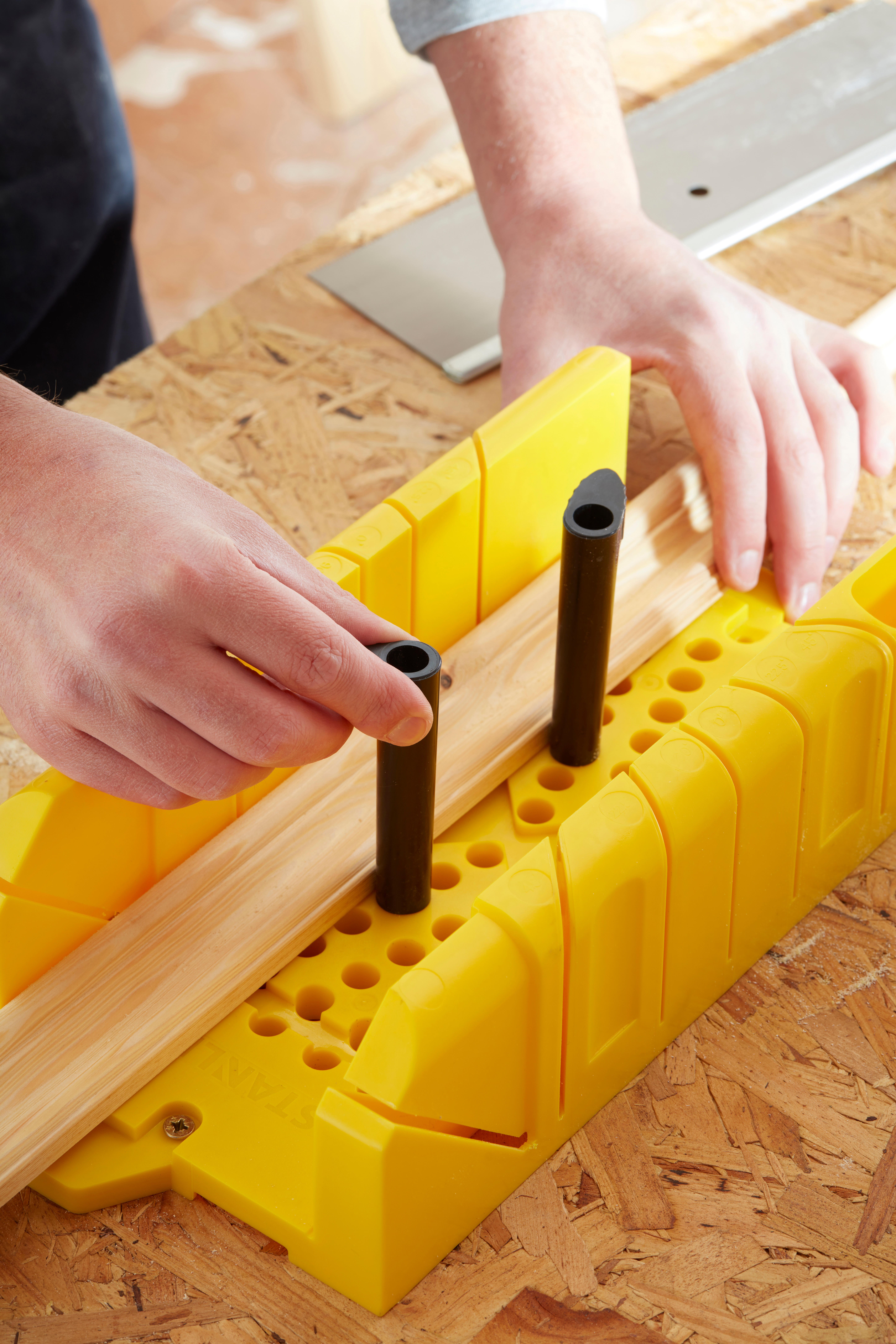 Scie à dos et boîte à onglet STANLEY 355 mm - 9