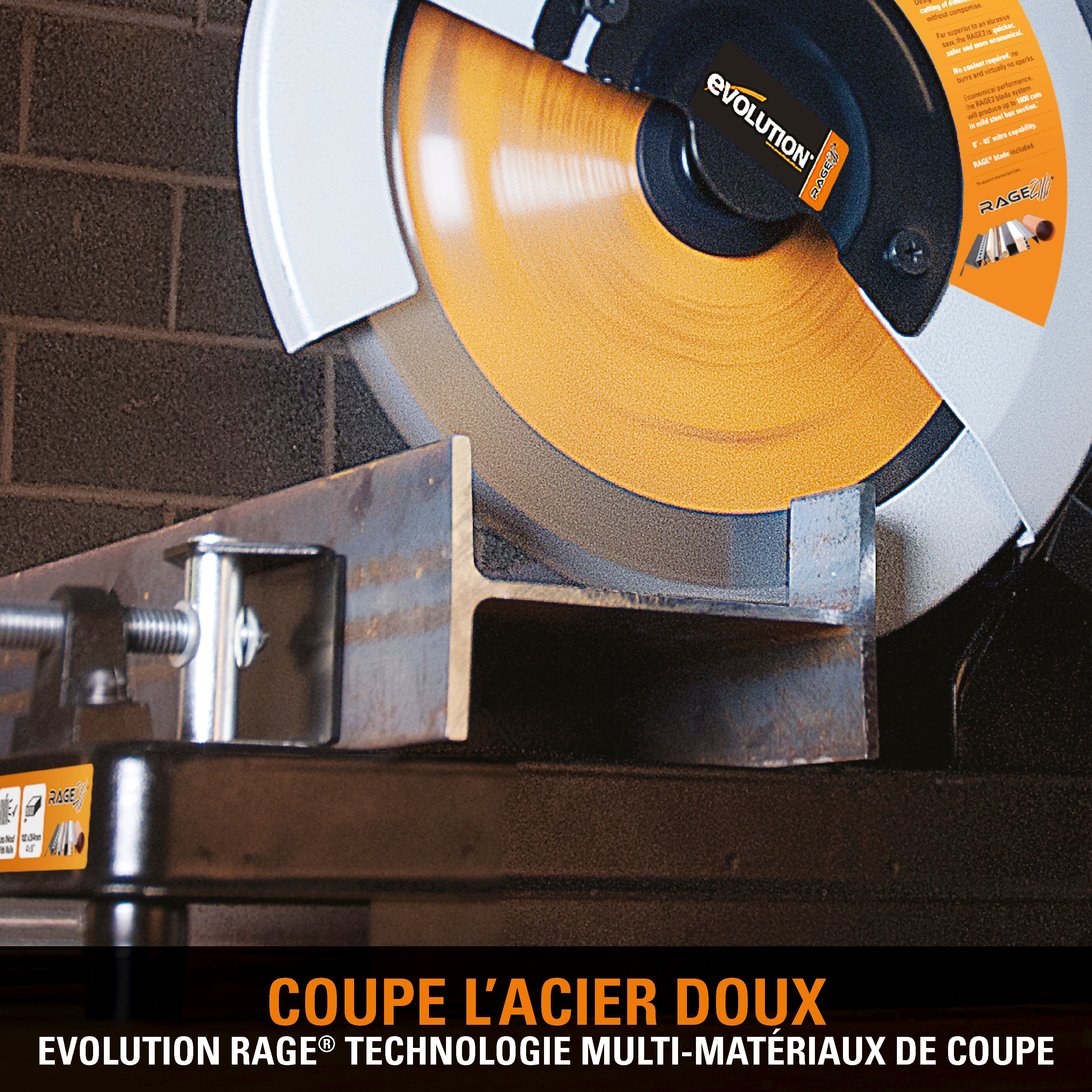 Lame EVOLUTION Lamrage2 355 mm multi-usages - 5