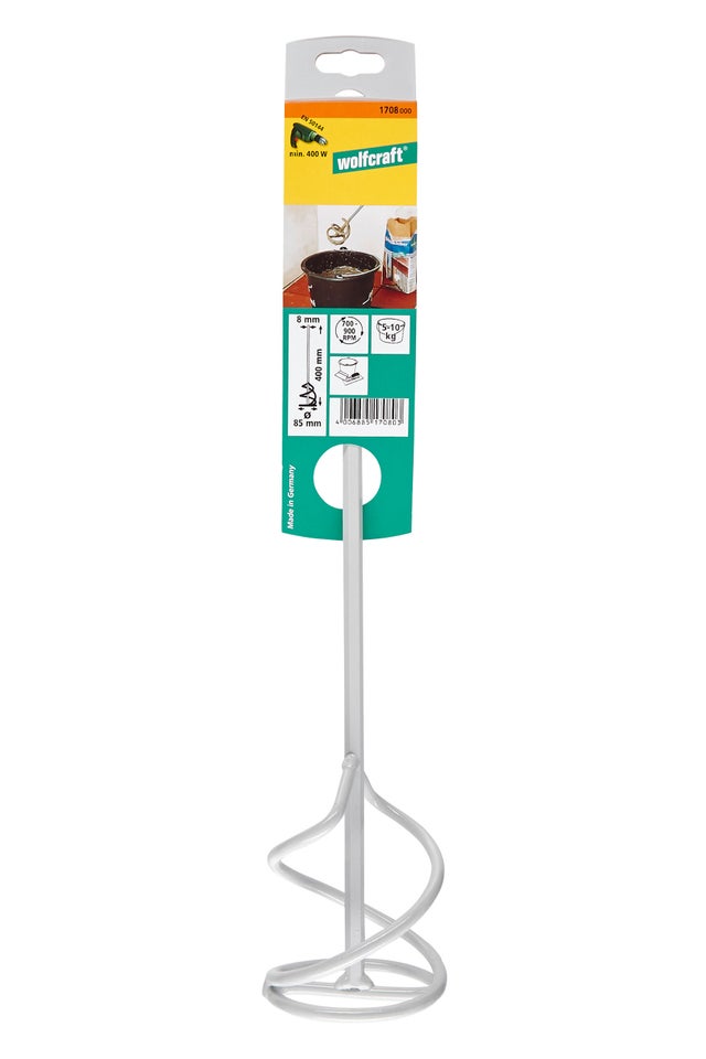Mélangeur mortier et colle Diam.85 x 400 mm WOLFCRAFT