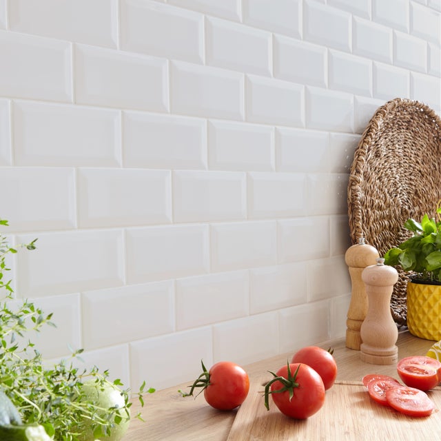 Carrelage mur intérieur blanc Metro l.7.5 x L.15 cm ARTENS