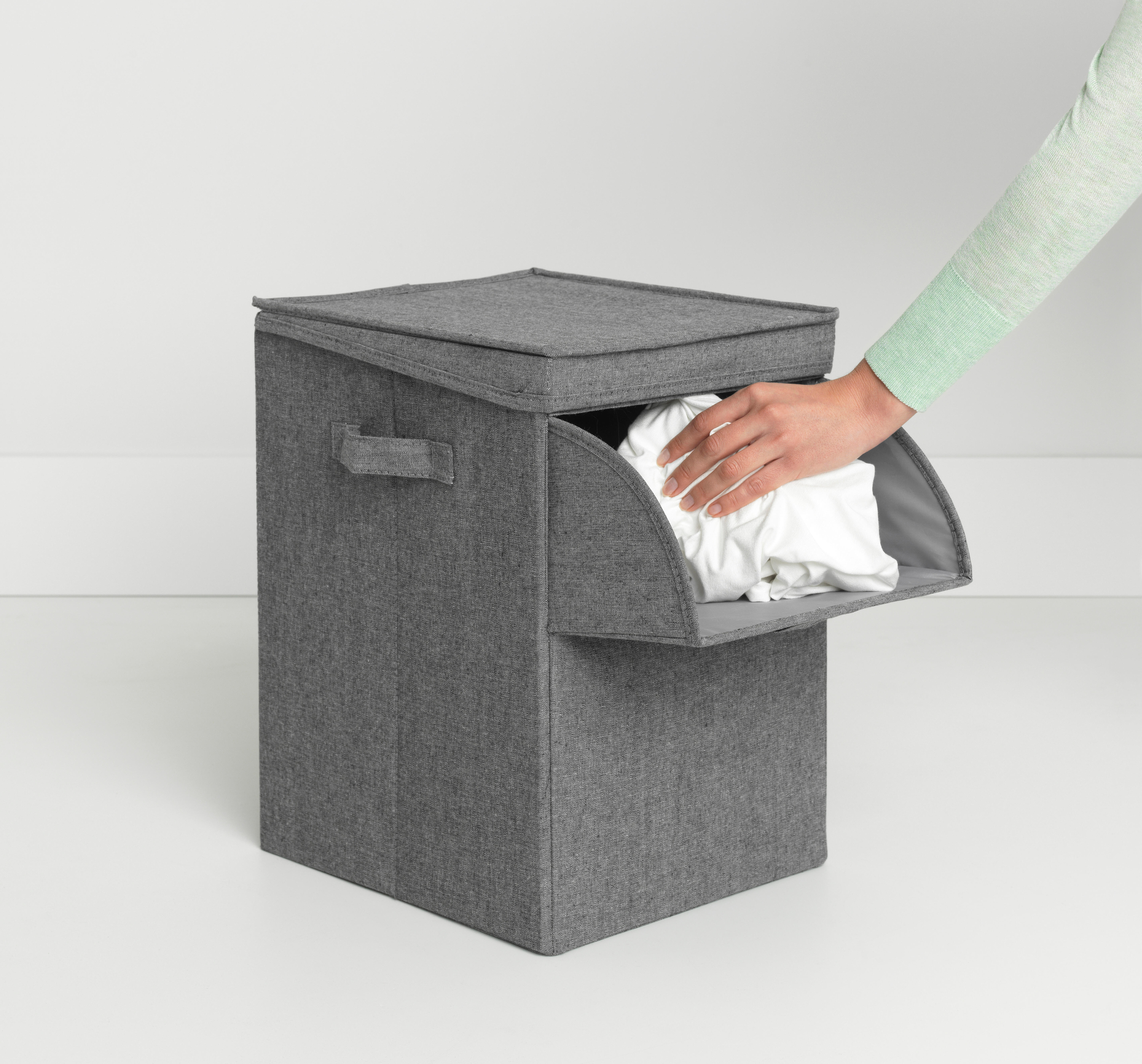 Cesto para roupa preto 35 L 32x37x44,5 cm Brabantia - 9