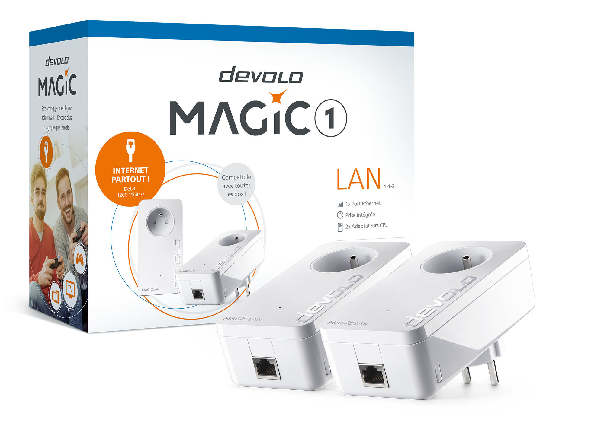 Kit 2 CPL Magic 1 LAN, 1200mbits, DEVOLO - 5