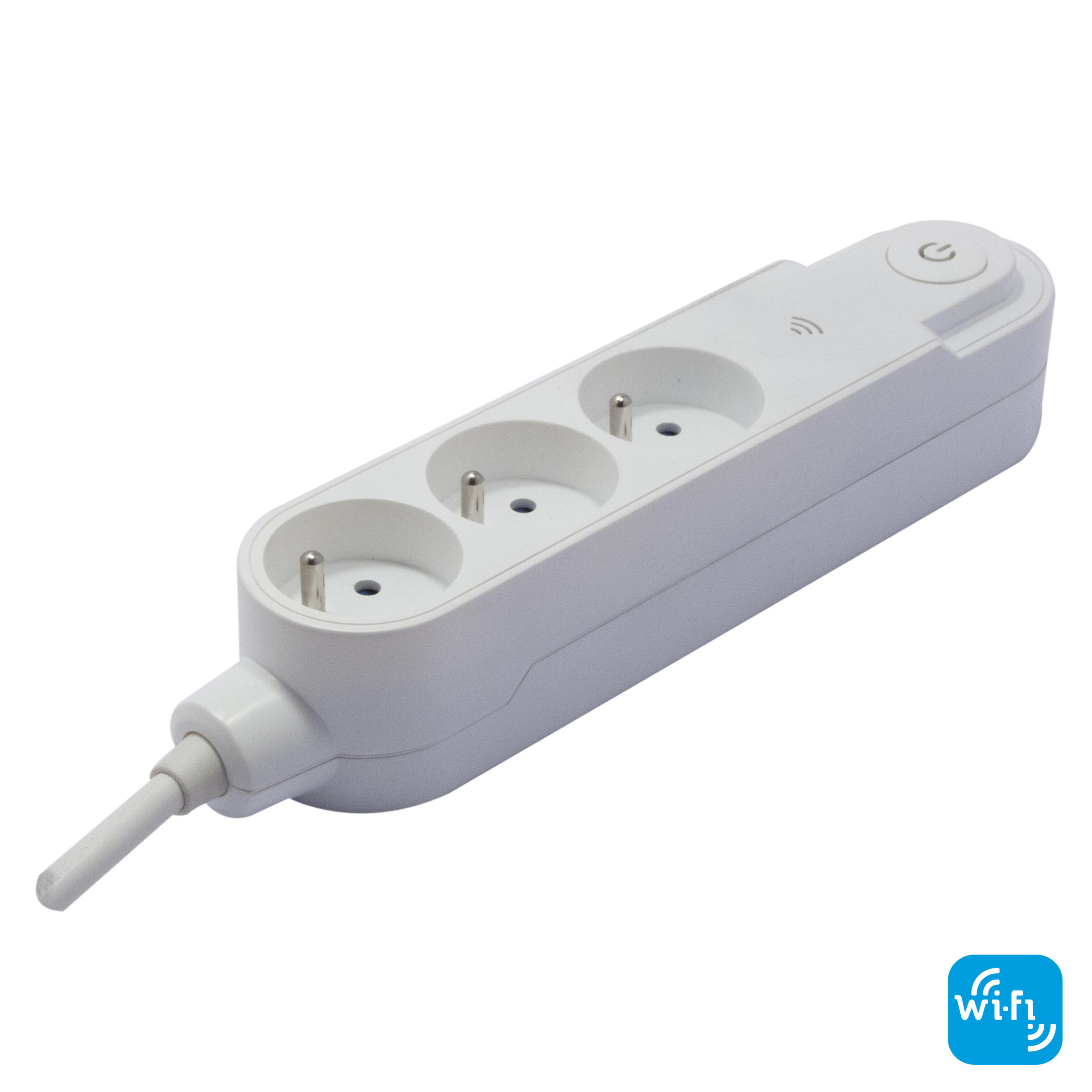 Multiprise filaire wifi, 3 prises blanc CHACON - 2