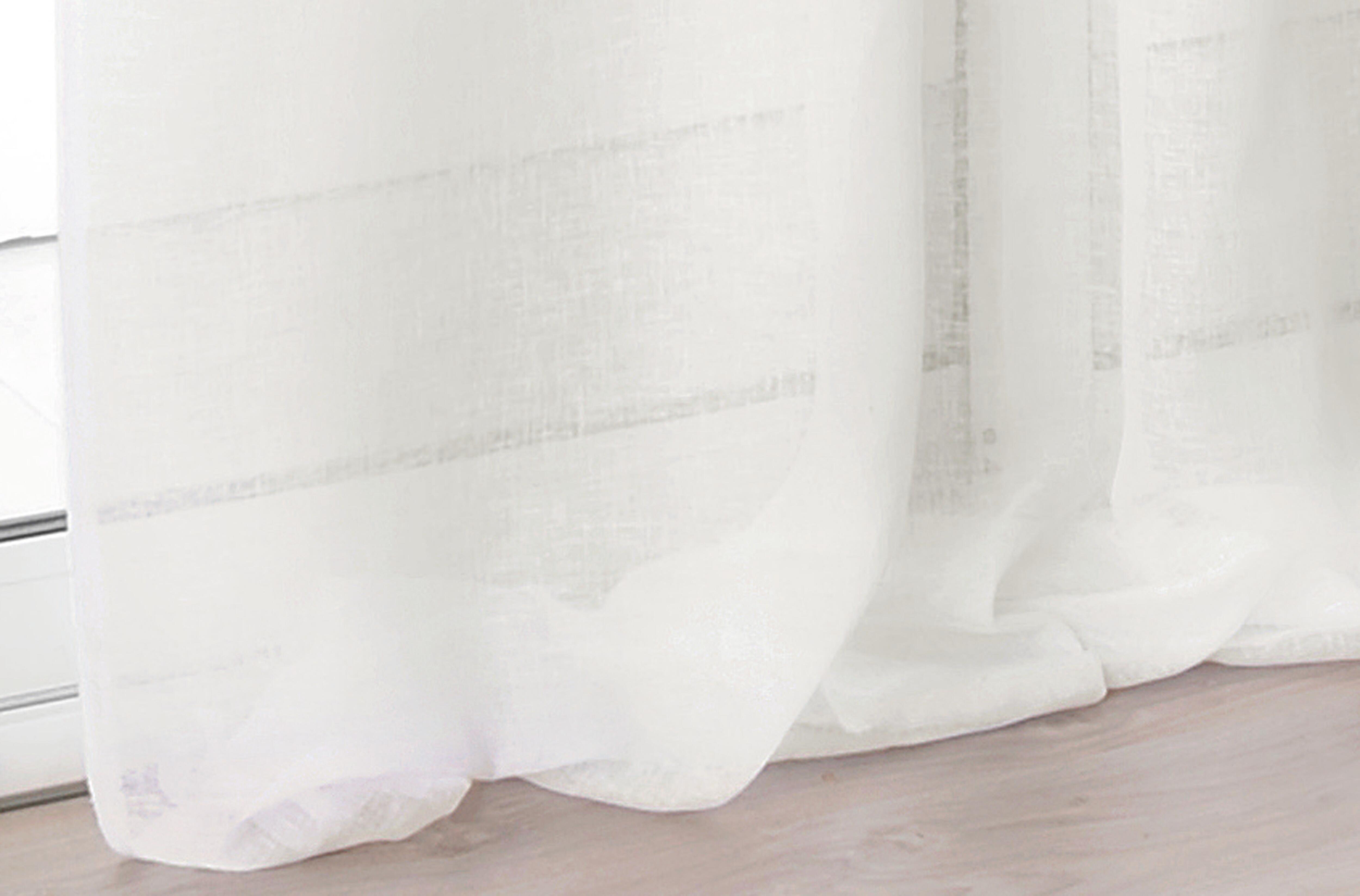 Voilage tamisant, Kaolin, écru H.250 x l.300 cm - 3