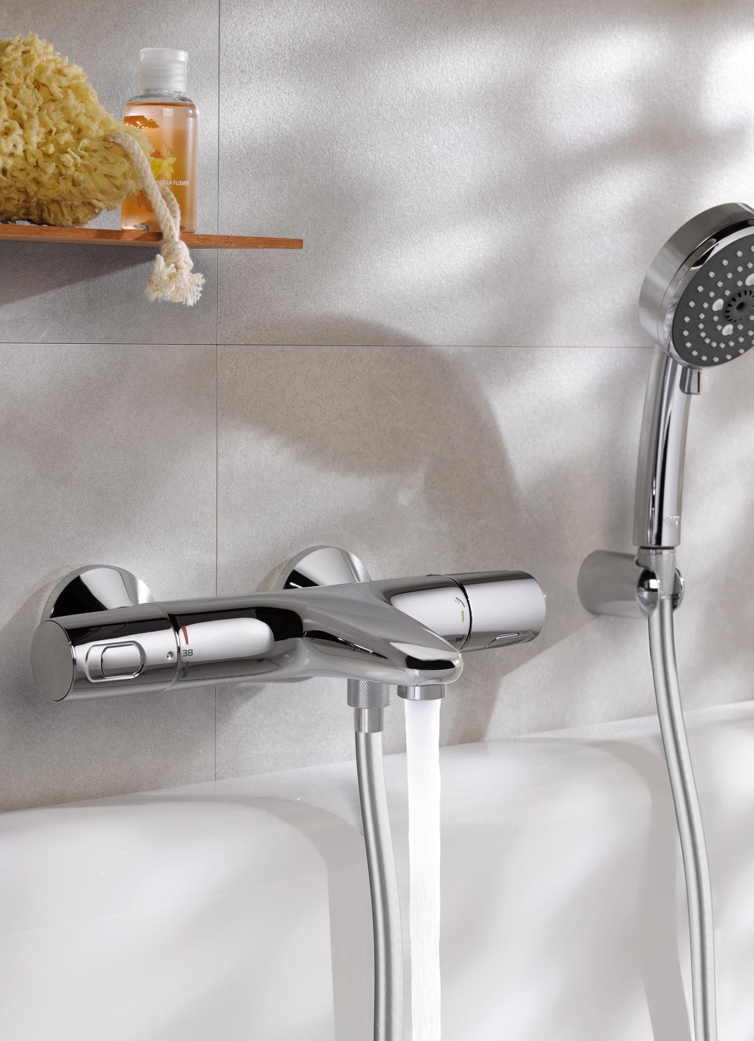 Mitigeur de bain thermostatique chrome, Precision Trend -QuickFix, GROHE - 4