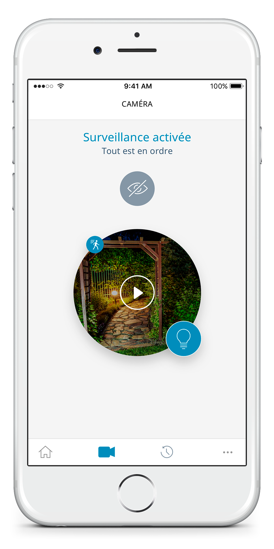 Caméra de surveillance extérieure filaire SOMFY Protect gris - 3
