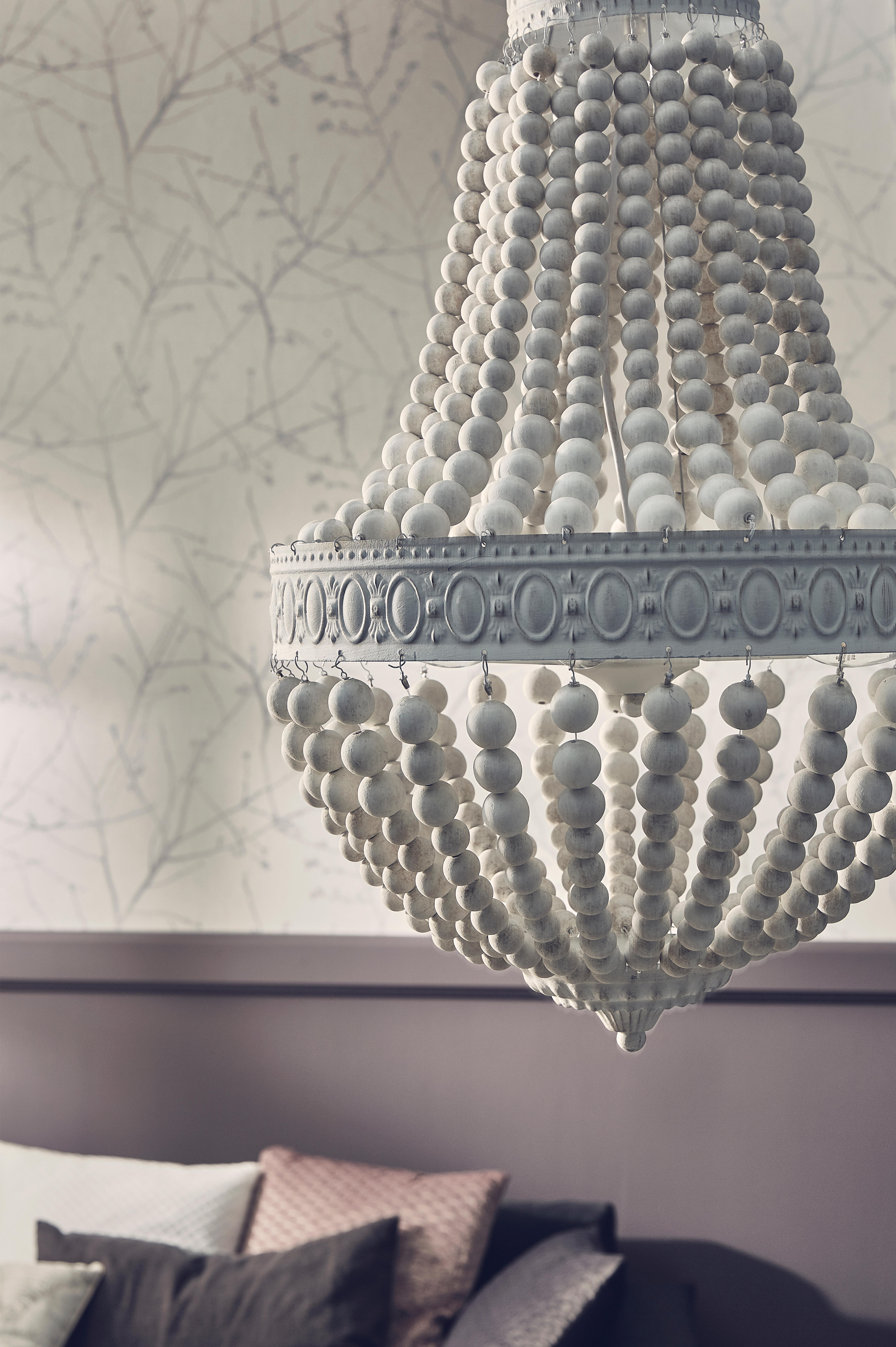 Papier peint vinyle sur intissé Innoncence blanc - 2