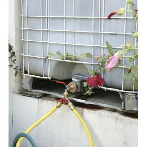 Adaptateur de cuve 1000L avec robinet 1/4 tour 20x27 BOUTTE - 2