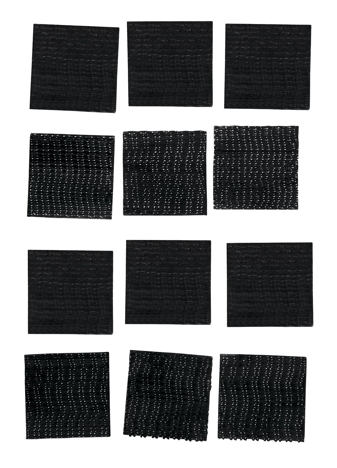 12 Pastilles agrippantes adhésives noir intérieur / extérieur SCOTCH L.2.5 x l.2 - 3