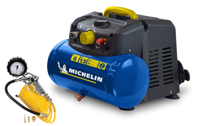 Compresseur de loisirs MICHELIN 6 l MBL6/1100 K5 230 V + kit de gonflage