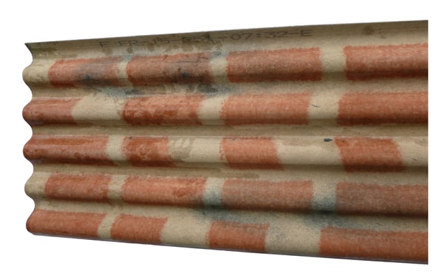 Plaque de toiture fibres ciment Flammée ETERNIT HOME l.0.92 x L.2.5 m, ep.6.5 mm