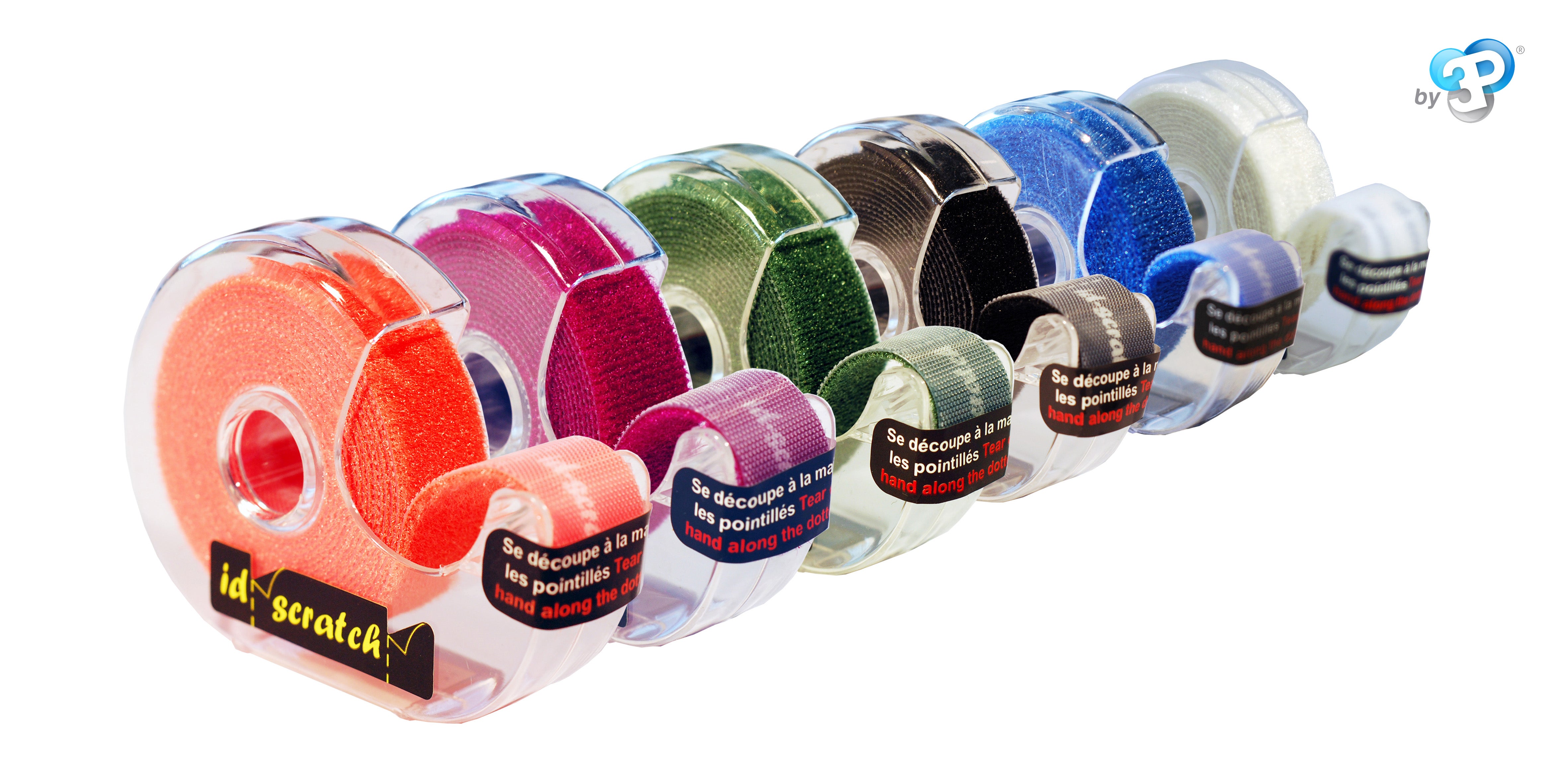 Bande auto-agrippante noire ID-SCRATCH L.2000 x l.20 mm - 2