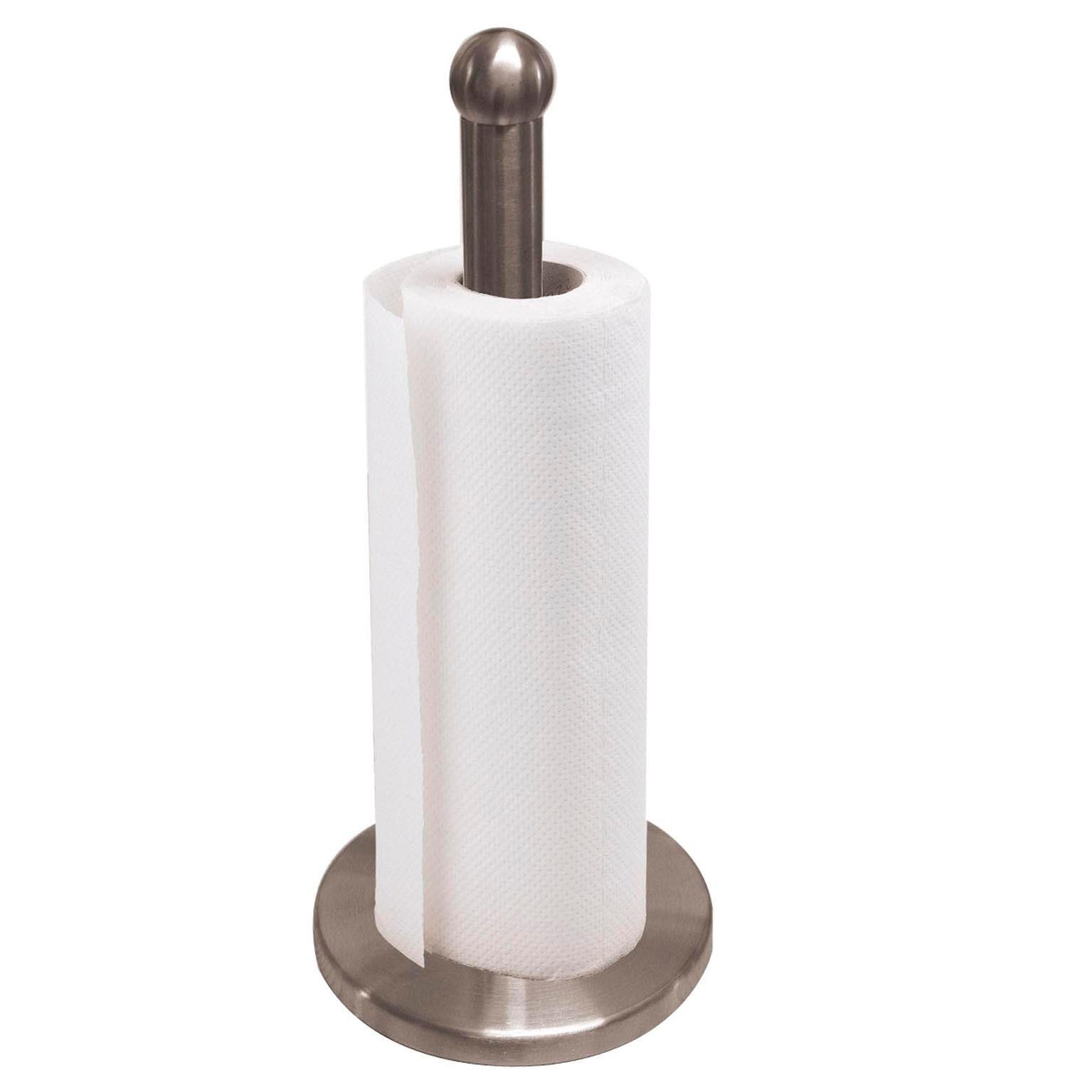 Porte essuie-tout gris / argent - 2