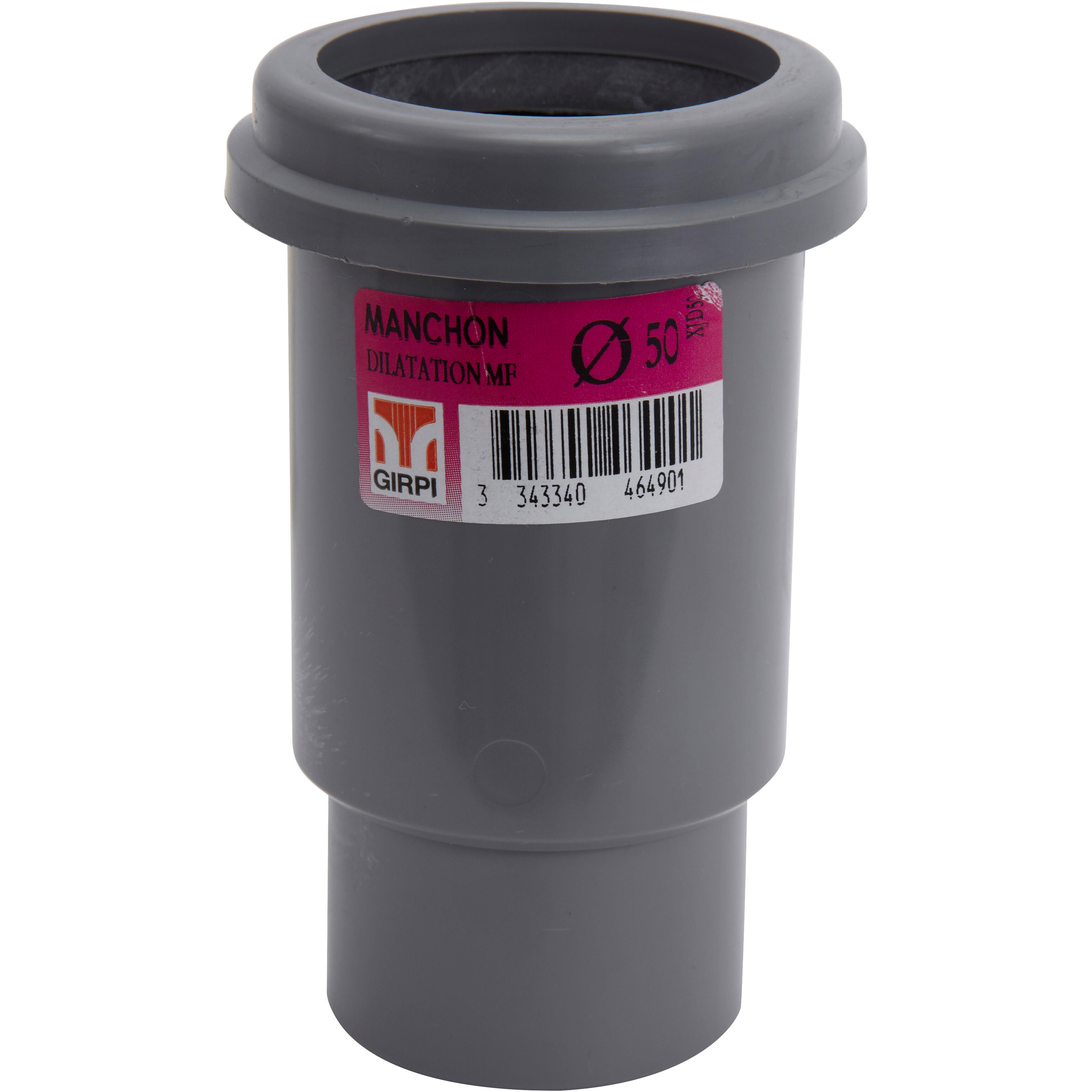 Manchon de dilatation en pvc à coller / à joint, femelle / mâle, D.50 - 2