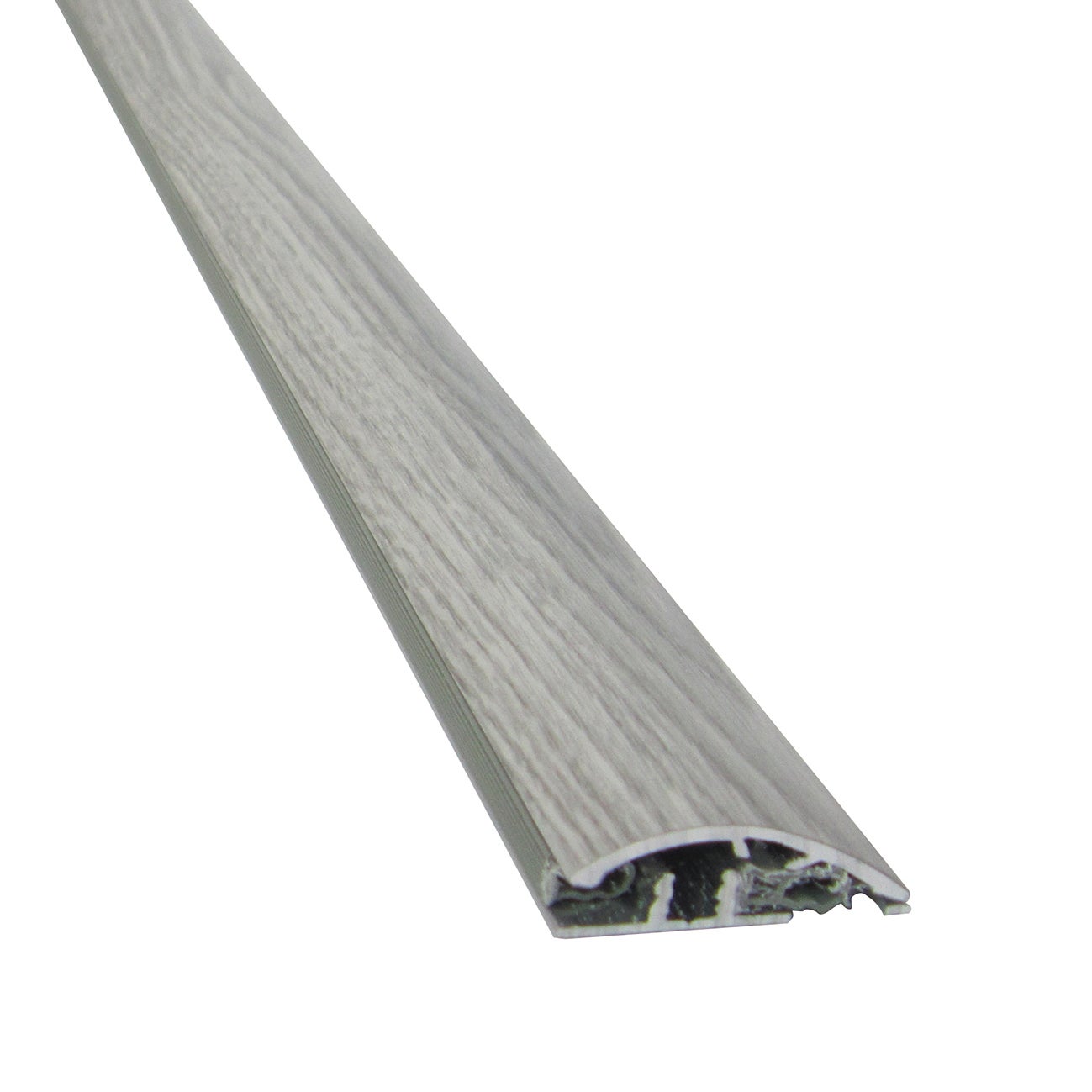 Profilo soglia in alluminio rovere grigio Sp 1.5mm x L 90 x L 5 cm - 5