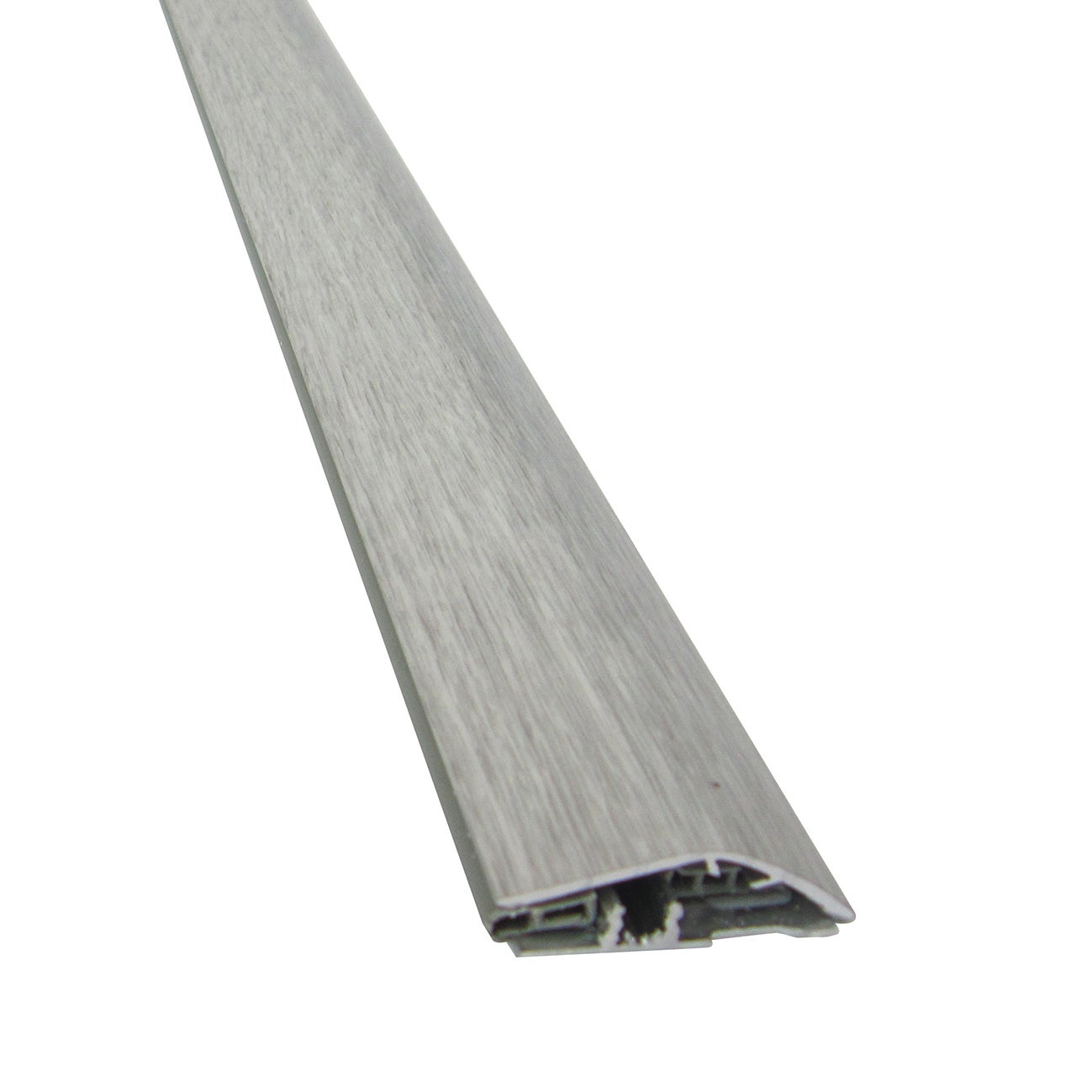 Profilo soglia in alluminio rovere grigio Sp 1.5mm x L 90 x L 5 cm - 4