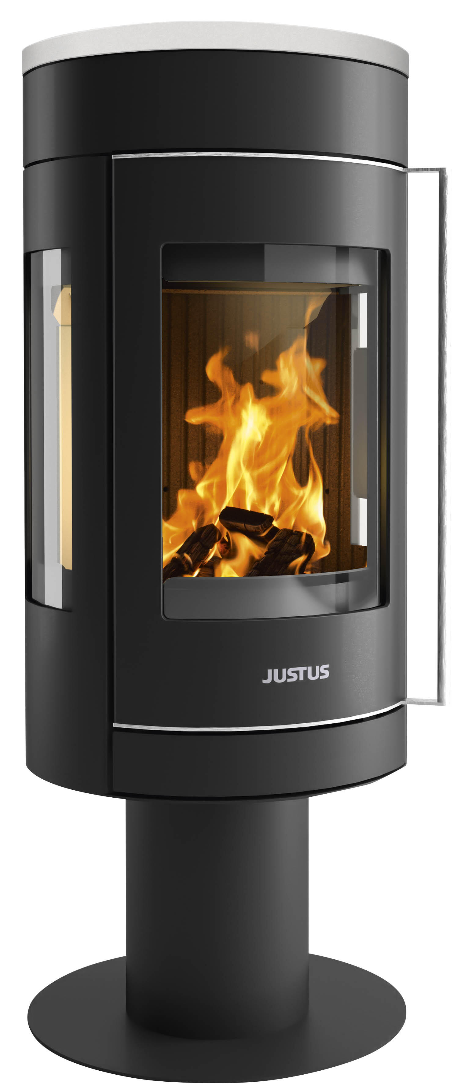 Poêle à bois JUSTUS Meva noir / blanc, 5.5 kW Leroy Merlin — free download