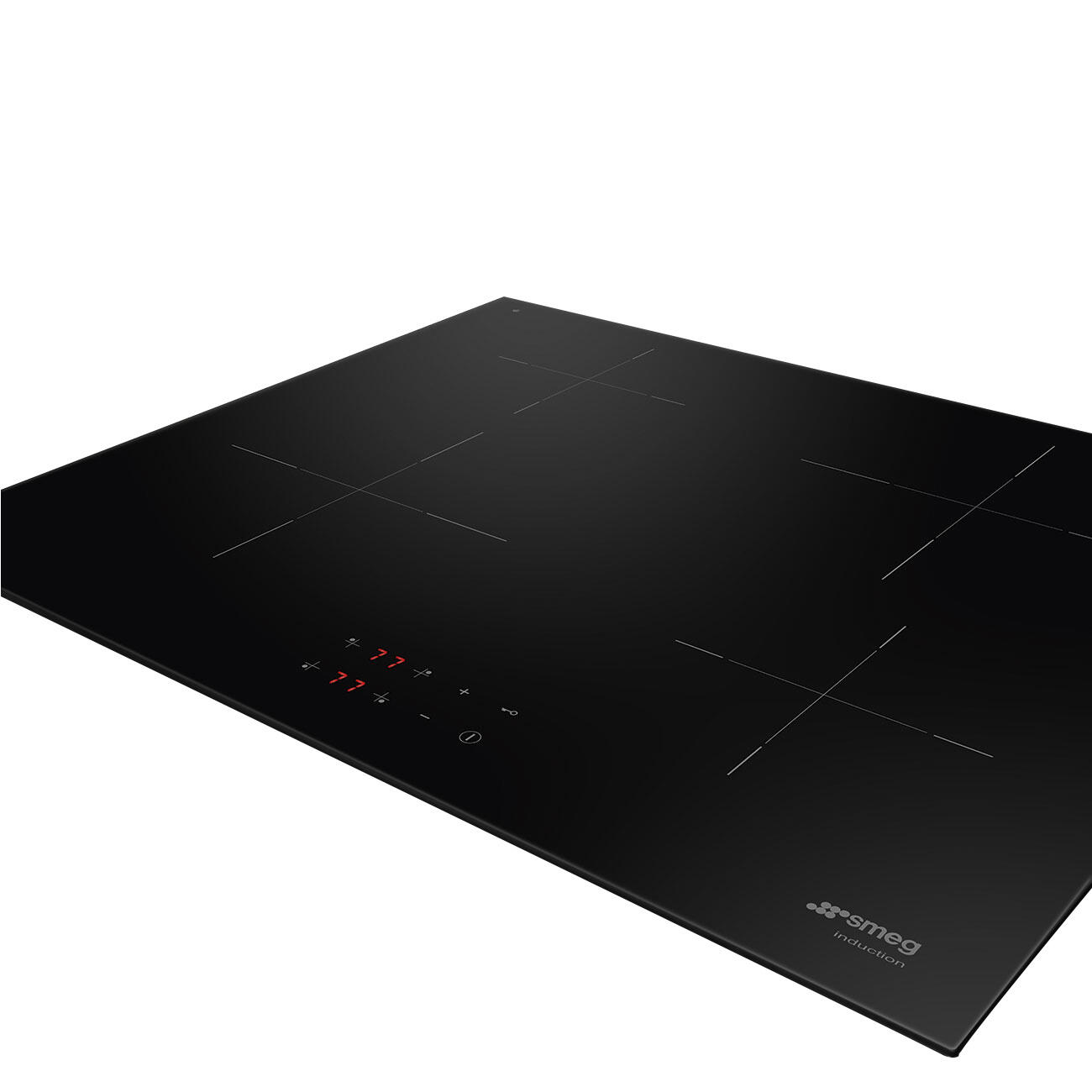Plaque de cuisine 4 foyers noir SMEG SI2641D - 4