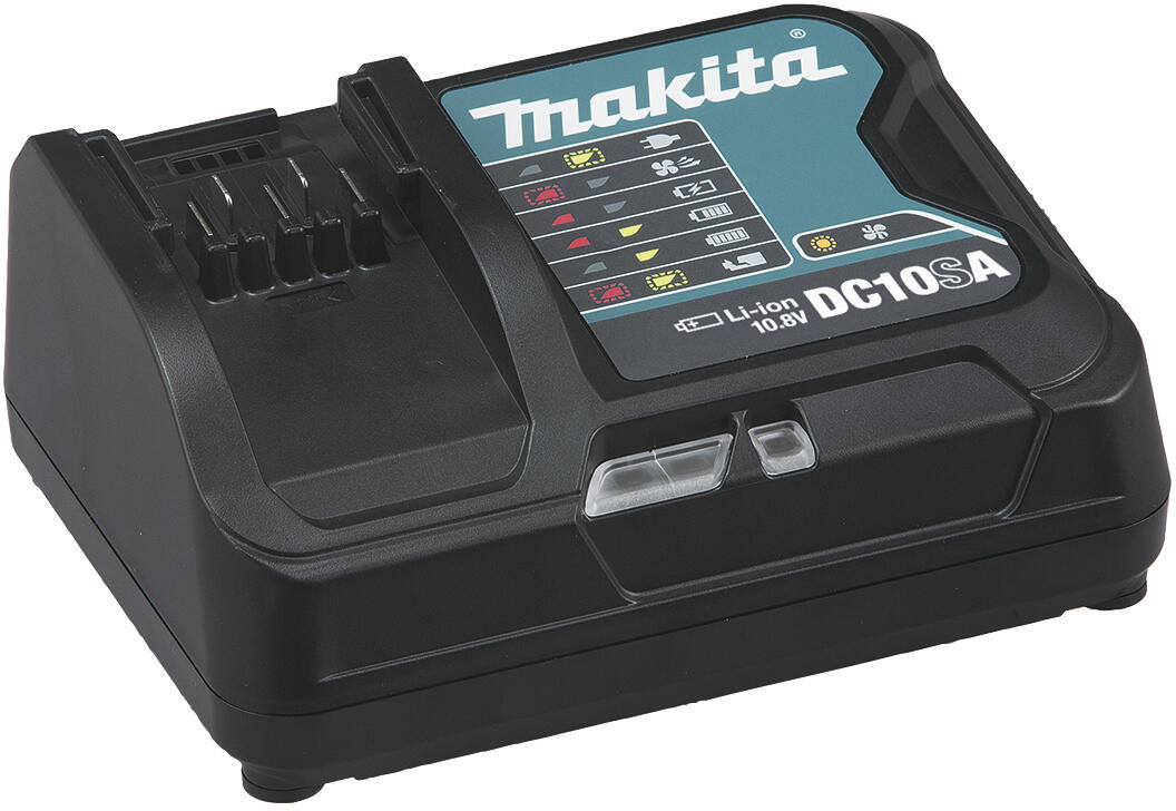 Carregador rápido MAKITA DC10SB 12V 197363-4 - 3