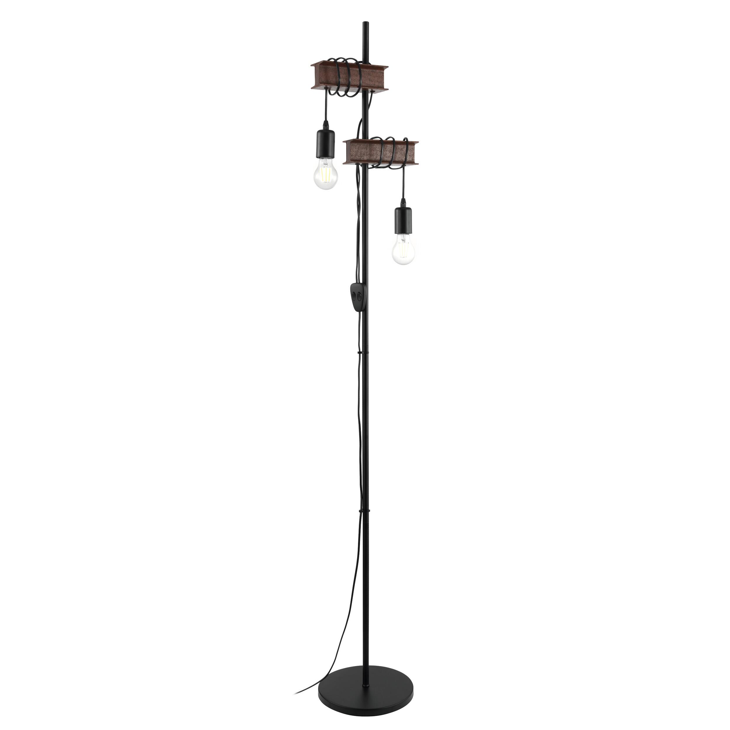 Lampadaire Medbourne, acier, noir,  H.170 cm, E27 - 5